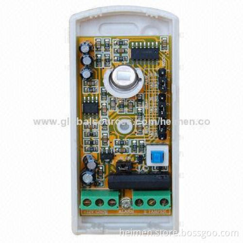 Wired Curtain PIR Alarm with Auto Temperature Compensation, Supports Alarm Output NC/NO Optional